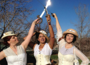 Steampunk pirate lasses